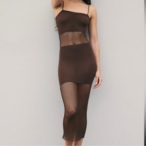 NWT Zara Mesh Bodycon Dress